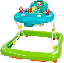 Andador para Bebê Bright Starts Giggling Safari KD10924 - Azul Ceu/Verde