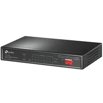 Switch TP-Link TL-SF1009P com 9 Portas Ethernet de 10/100 MBPS - Preto