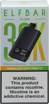 Vape Descartavel Elf Bar TE30K Bubbaloo Tutti Frutti 30000 Puffs