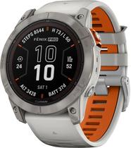 Relogio GPS Garmin Fenix 7X Pro Sapphire Solar 010-02778-17 - Titanio Cinza/Carbono