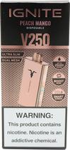 Vape Descartavel Ignite V250 Peach Mango 25000 Puffs Rose