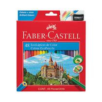 Ecolapices de Color Faber Castell 120148EX + Sacapuntas 48 Unidades