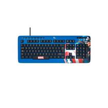 Teclado USB Xtech XTK-M401CA Cap.America Esp/Azul/Mult