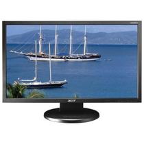 Mon 23" Acer V233H FHD VGA/DVI Wide Preto