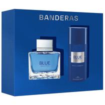 Kit Perfume Masculino Antonio Banderas Blue Seduction Eau de Toilette 100 ML + Desodorante