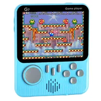 Console Portátil Game Box G7 de 3.5" com 666 Jogos - Azul/Cinza (Espanhol/Inglês)