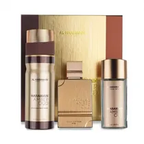 Kit Perfume Al Haramain Amber Oud Gold Edition Unissex 3PCS