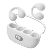 Fone de Ouvido Sem Fio F50 Clip-On Headset com Bluetooth 5.3 - Branco