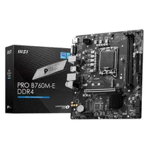 Placa Mãe MSI Pro B760M-e - LGA1700 - DDR5 - HDMI/VGA - Micro ATX