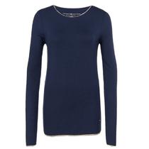 Blusa Tommy Hilfiger Feminina WW0WW14492-716 s - Azul Marinho