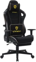 Cadeira Gamer Satellite A-GC8605 Preto/Dourado