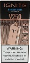 Vape Descartavel Ignite V250 Blueberry Ice 25000 Puffs Rose