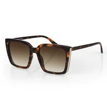 Oculos de Sol Feminino Daniel Klein DK4312-3 / Estilo Borboleta - Animal Print