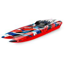 Lancha Traxxas DCB M41 Catamaran RTR Tqi TSM Red 57046-4