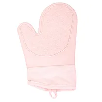Luvas Antitérmicas de Silicone e Tecido Rosa