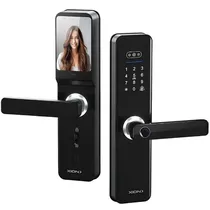 Fechadura Digital Xion XI-SL60 com Desbloqueio Digital / Alarme / Chave / Codigo / Bluetooth - Preto