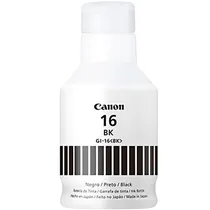 Frasco de Tinta Canon GI-16 BK - Preto 135ML