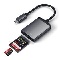 Leitor de Memoria Satechi ST-TCU3CRM Uhs-II/1 Porta/USB-C - Gray