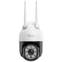 Camera IP 4LIFE FLD4G-s 2.5K com Wi-Fi e Microfone - Branca/Negra