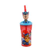 Vaso Con Pajita 3D Stor Paw Patrol 18966 Rojo 360ML