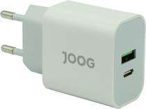 Carregador de Parede Joog PD30W-JG 30W USB-A + USB-C Anatel