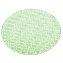 Salvamantel Silicona Textura Panal -Verde