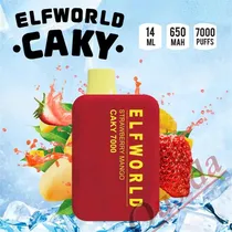 Elfworld Caky 7000 Puffs Strawberry Mang