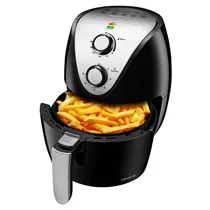 Fritadeira Elétrica Mondial Family-IV AF-30I com 1.500W/3.5L/220V - Preto/Prata