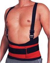 Suporte Lombar Wilson AW118 - Preto/Vermelho