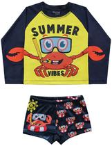 Conjunto Infantil de Praia Fakini 10.24.02560 - Masculino (2 Pecas)