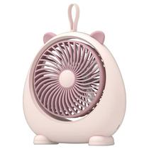 Ventilador Portatil Luo LU-F2204 com USB/700MAH /5V- Rosa