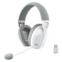 Headset Gamer Redragon Ire Pro H848 Wireless – Branco Cinza