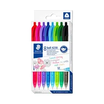Bolígrafo Retráctil Staedtler Ball 4230 MC8 8 Unidades
