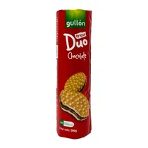 Bolacha Gullon Mega Duo Recheio Chocolate 500G