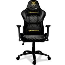 Cadeira de Escritorio Gamer Cougar Armor One Royal 2D - Preto/Dourado