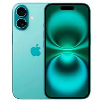 Celular Apple iPhone 16 A3287 HN 128GB / 8GB Ram / Tela 6.1 / 48MP - Teal (Esim/ Sim Fisico)