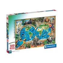 Rompecabezas Clementoni Super Color The Wonderful Animal World 21723 300 Piezas