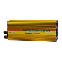 Inversor de Voltagem Parra Carro SFA-2000 / 2000W / DC12V / 220V - Dourado
