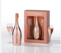 Bottega Vino Espumante Rose 750ML + C/2 Copas - 11.50% Alc