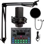 Microfone Autne Htlca LGT 240 - XLR - Condensador Cardioide - Preto