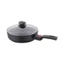 SartéN Con Tapa Korkmaz Ornella A2962 2.5L 24 CM Negro