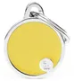 Medalha de Identificação Myfamily Basic Handmade Círculo Pequeno BH50SCYELLOW - Amarelo