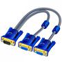 Adaptador VGA p/ VGA Duplo (2 Femea- 1 Macho)