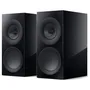 Caixa de Som Kef R3 Meta Bookshelf Black Gloss 3VIAS Par