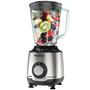 Liquidificador Molimix Pratic Glass MLV-600 600 Watts 2 Velocidades + Pulsar 127V ~ 60HZ - Prata/Preto