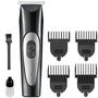 Maquina de Cortar Cabelo HTC At- 117 5 Watts Recarregavel - Preto/Prata