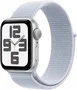 Apple Watch Se 2 (GPS) Caixa Alumínio Silver 40MM Pulseira Loop Esportiva Blue Cloud A2722