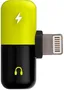 Adaptador HLD Lightning para Áudio e Carregamento Lightning - Amarelo/Preto
