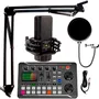 Microfone Autne Htlca LGT 240-6 - XLR - Condensador Cardioide - Preto