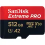 Cartão de Memória Sandisk Extreme Pro SDSQXCD-512G-GN6MA - 512GB - Microsd com Adaptador - 200MB/s